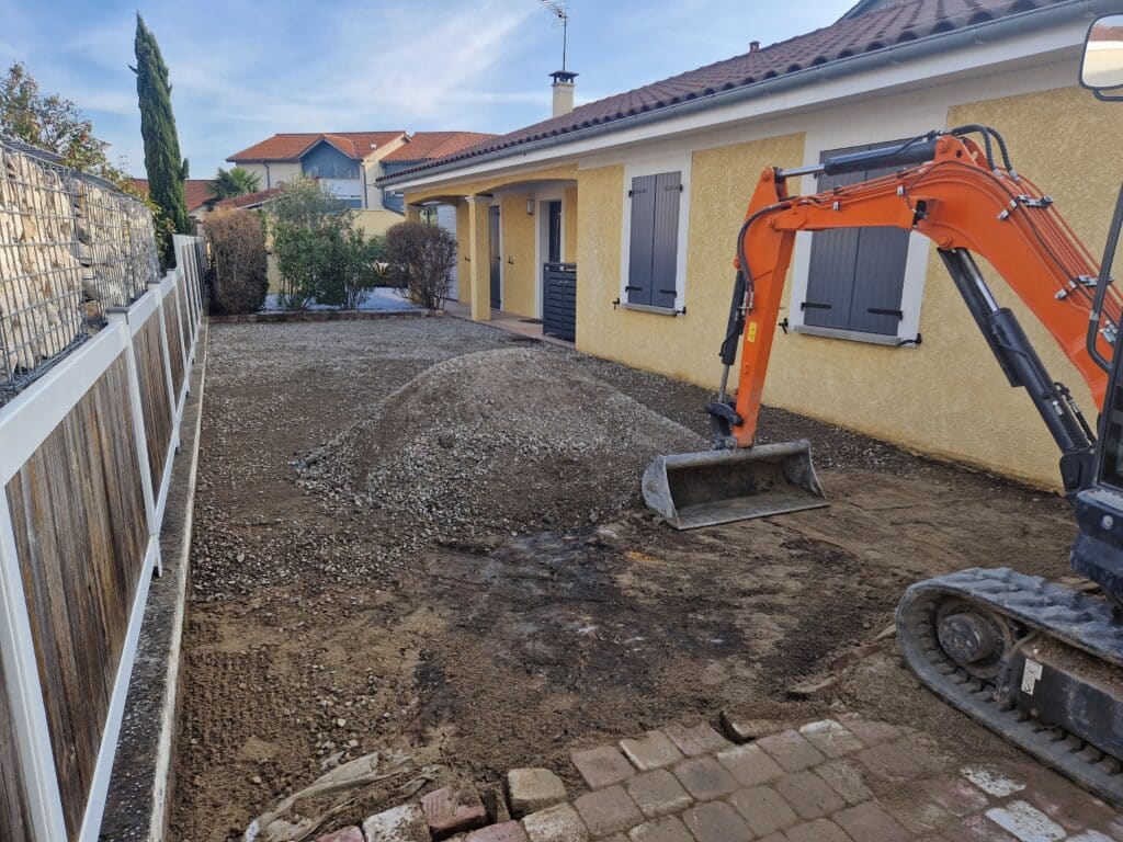 Installation de plateforme extérieure à Malaunay