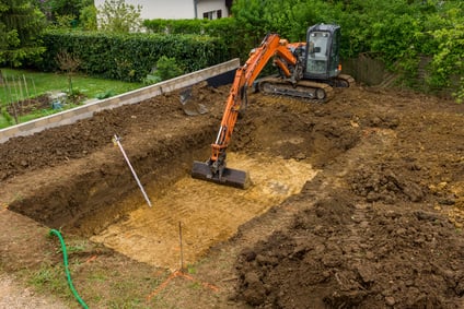 Installation de fondations et terrassement à Barentin